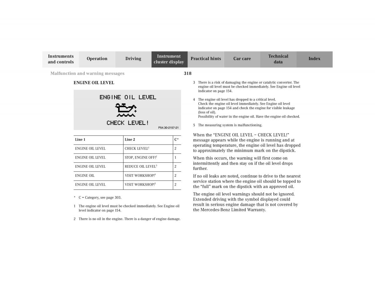 Mercedes Benz S Class W220 owners manual / page 321