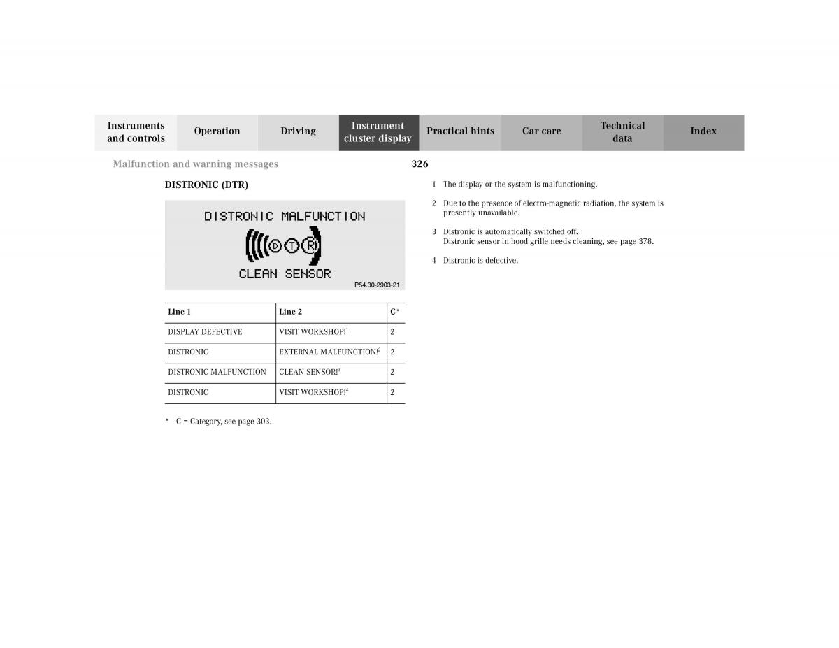 Mercedes Benz S Class W220 owners manual / page 329