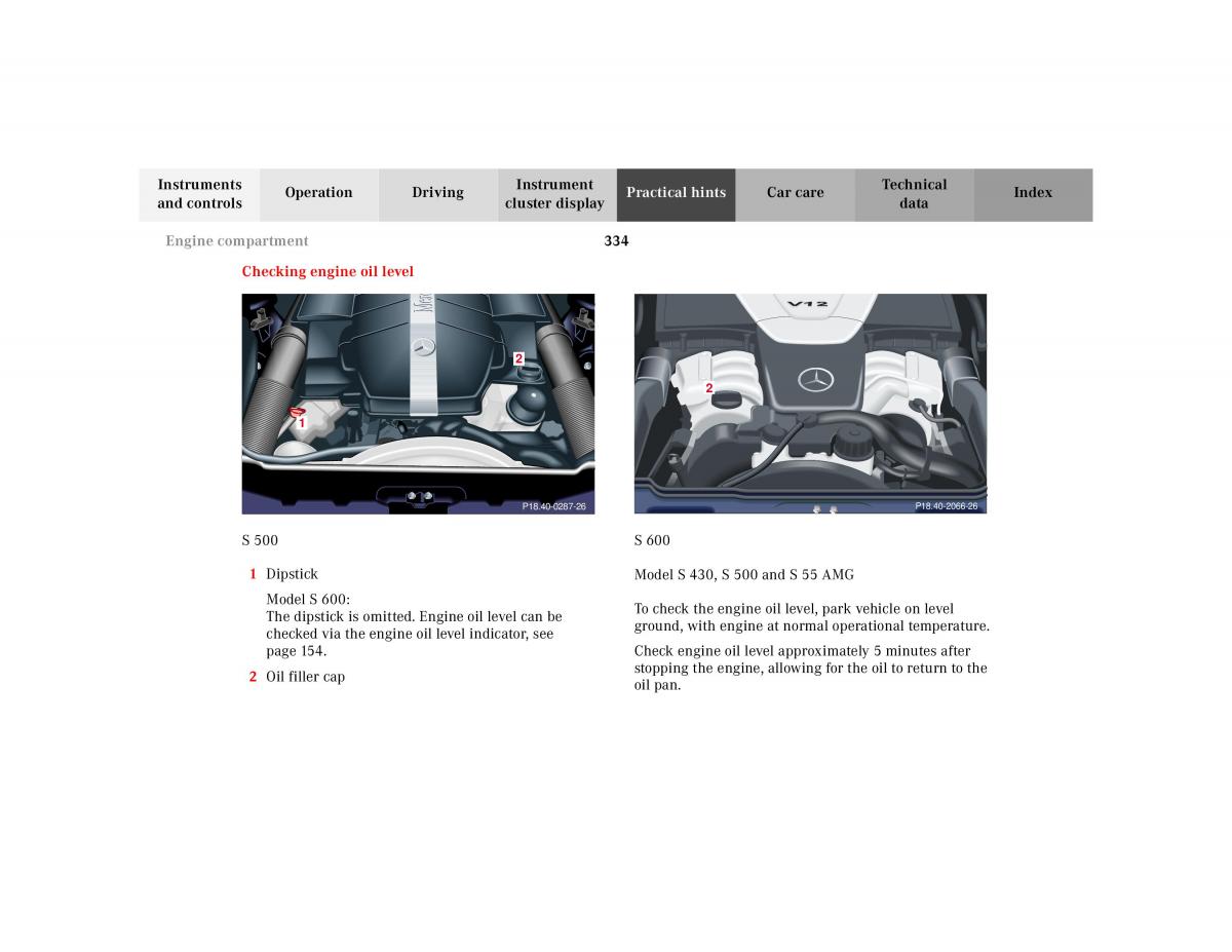 Mercedes Benz S Class W220 owners manual / page 337