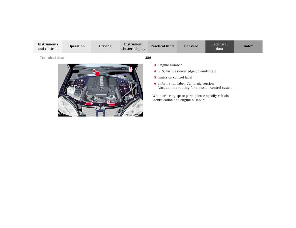 Mercedes Benz S Class W220 owners manual / page 389