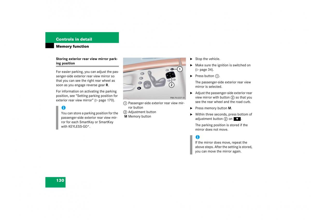 Mercedes Benz S Class W221 owners manual / page 131