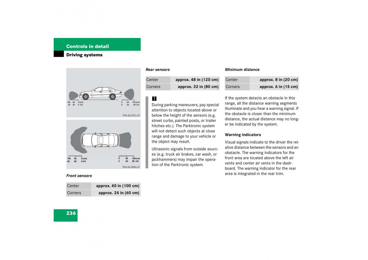 Mercedes Benz S Class W221 owners manual / page 237