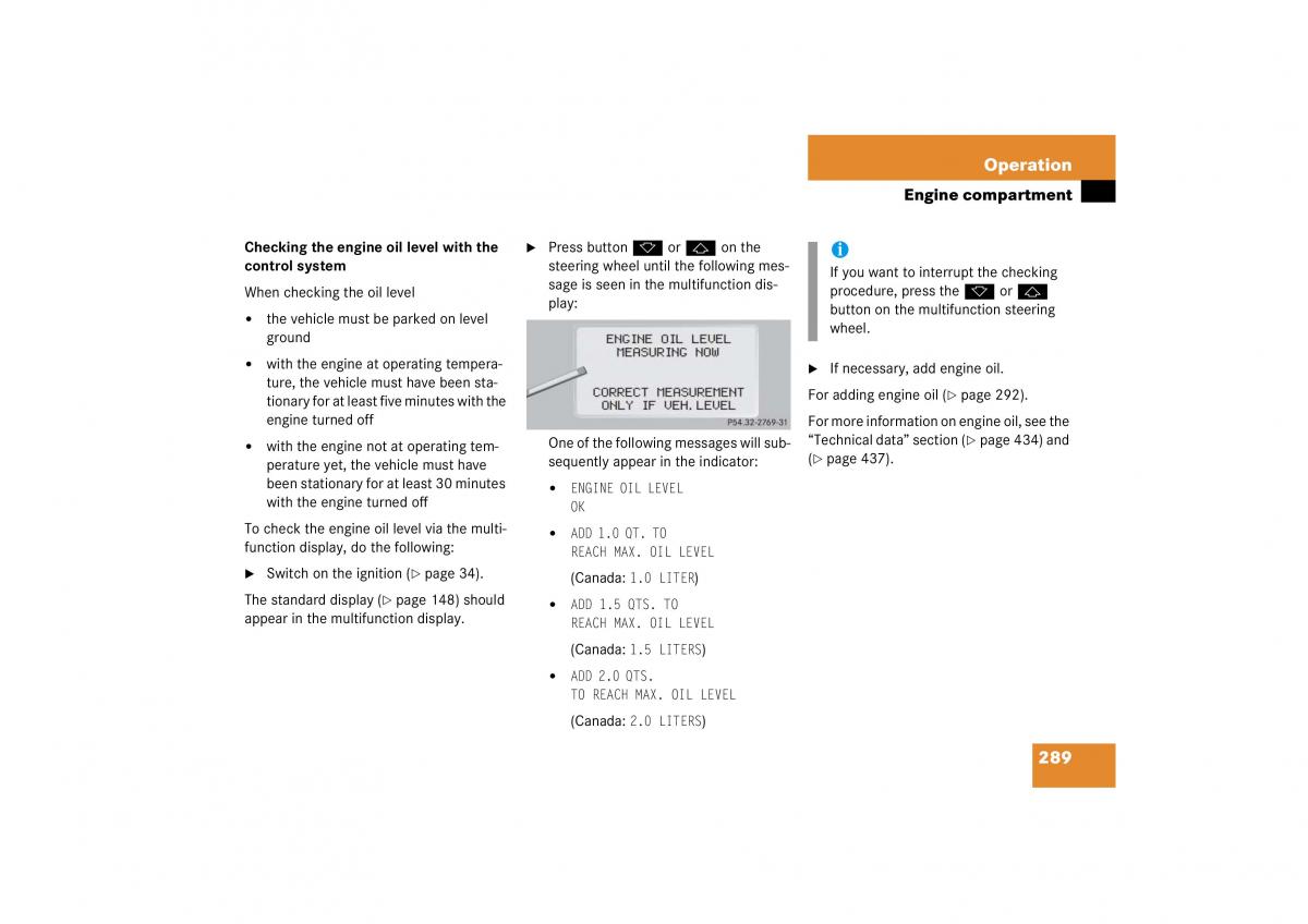 Mercedes Benz S Class W221 owners manual / page 290