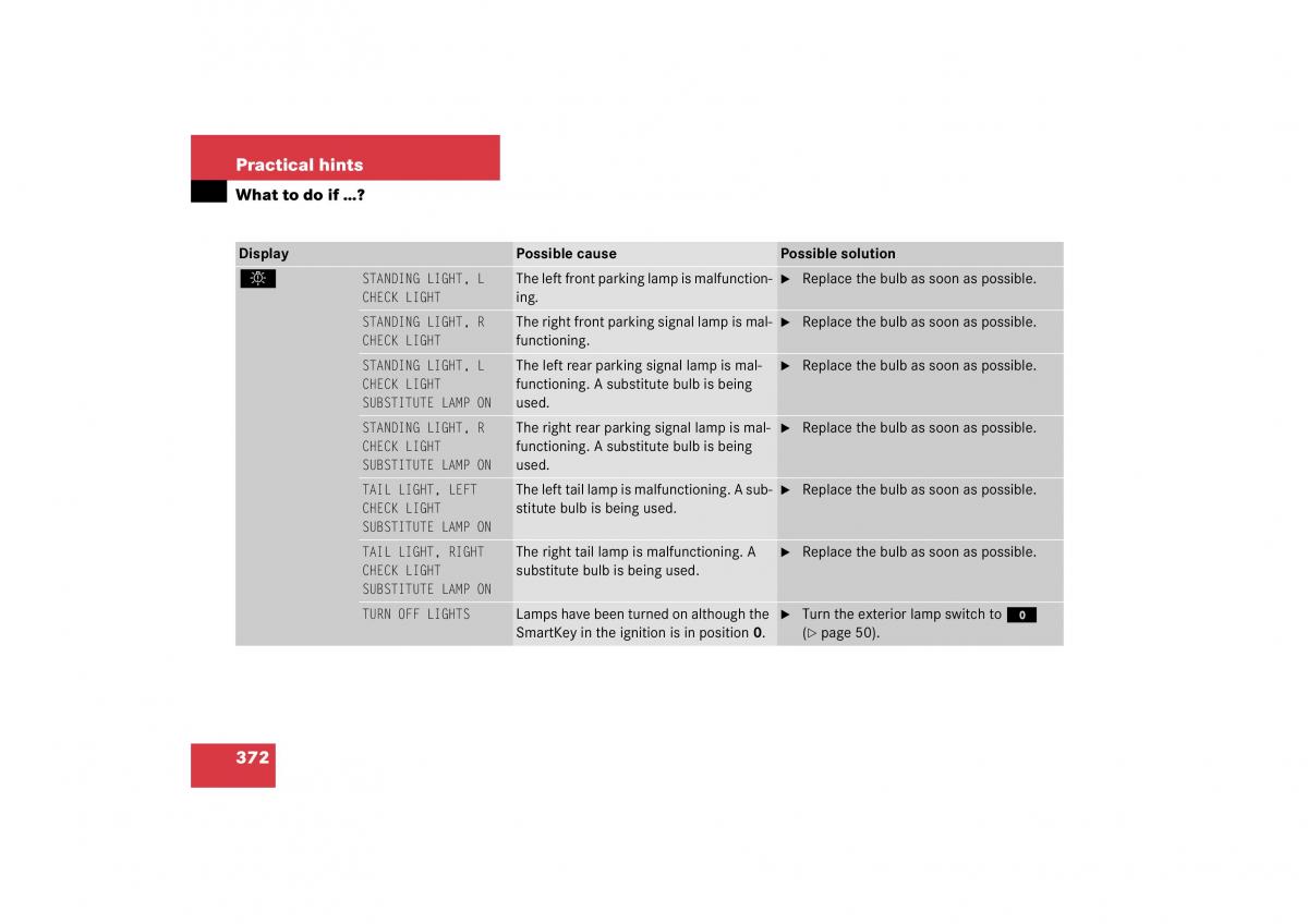 Mercedes Benz S Class W221 owners manual / page 373