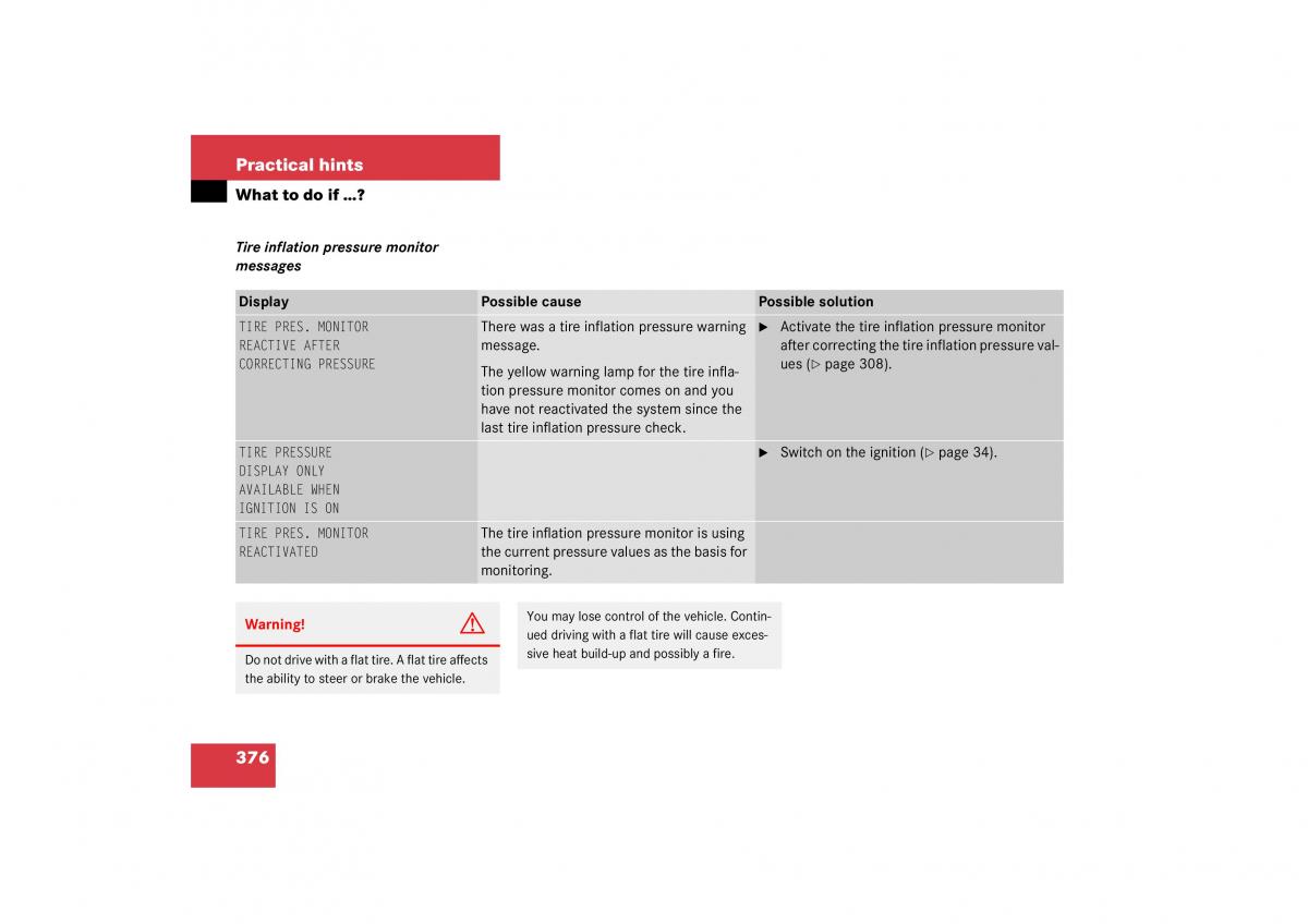 Mercedes Benz S Class W221 owners manual / page 377