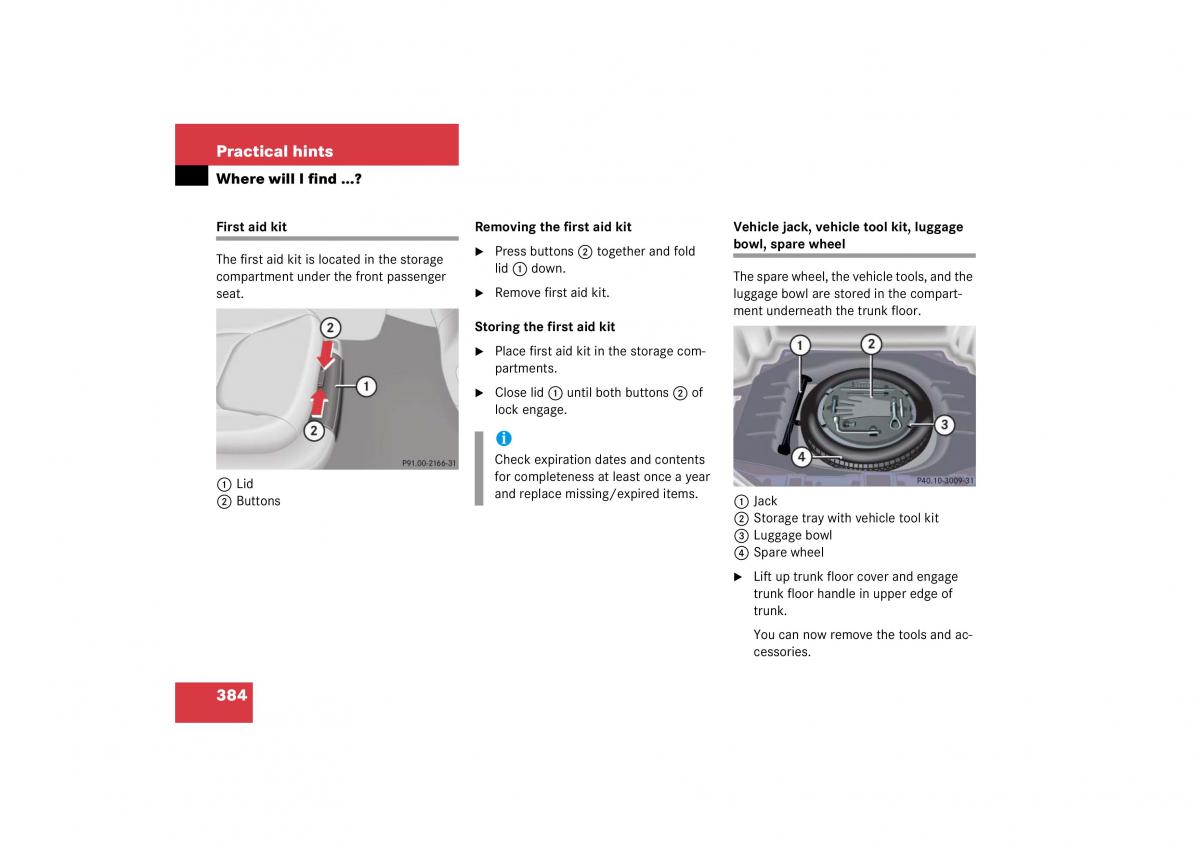 Mercedes Benz S Class W221 owners manual / page 385