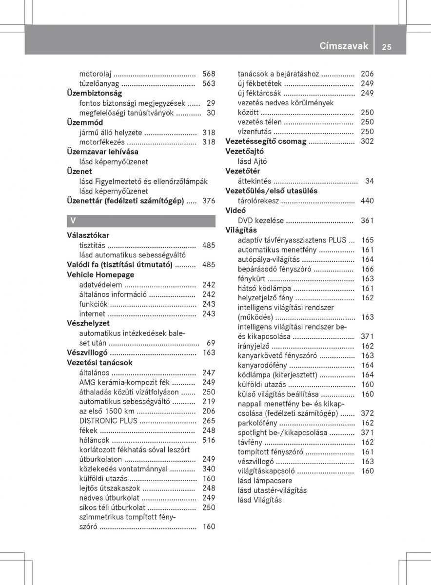 Mercedes Benz S Class W222 kezelesi utmutato / page 27