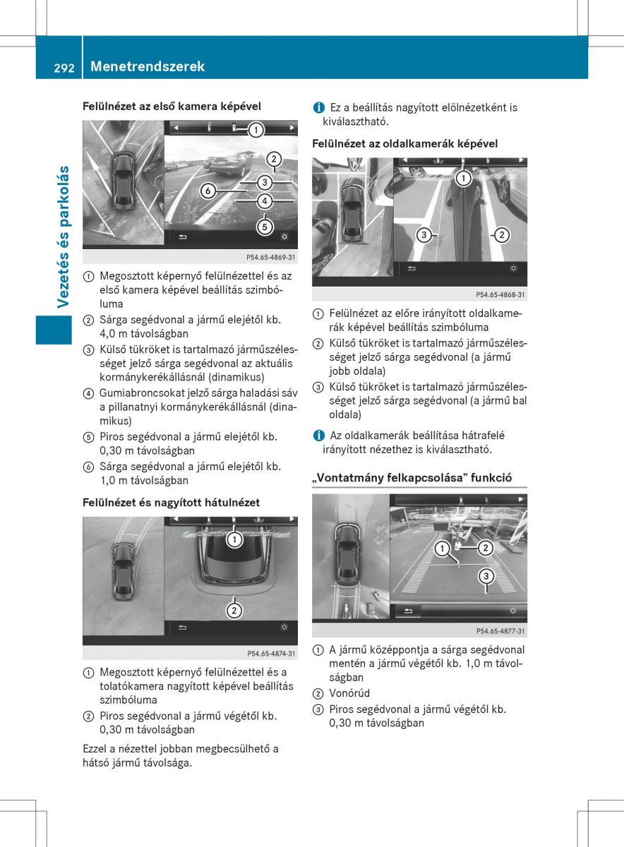 Mercedes Benz S Class W222 kezelesi utmutato / page 294