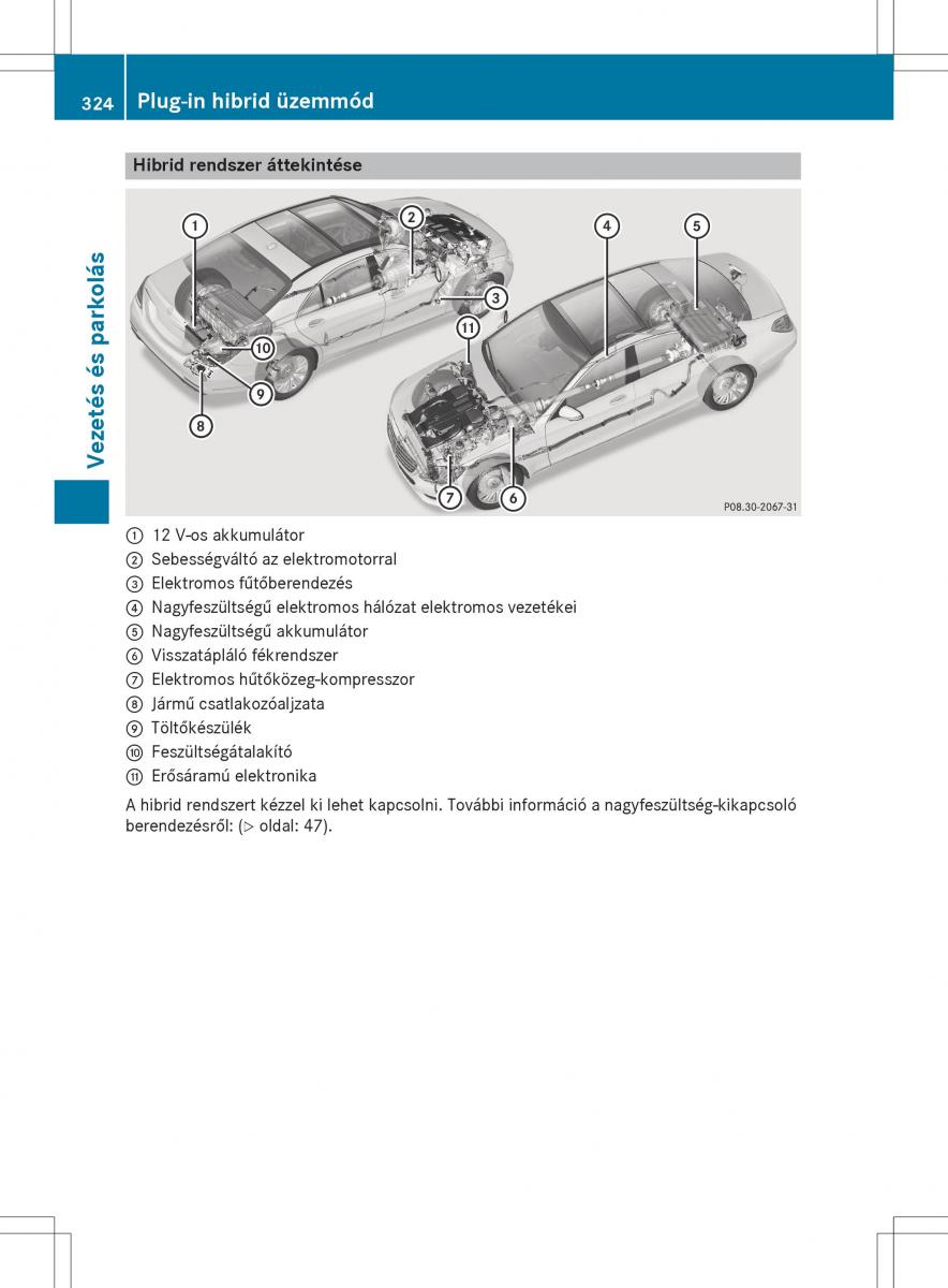 Mercedes Benz S Class W222 kezelesi utmutato / page 326