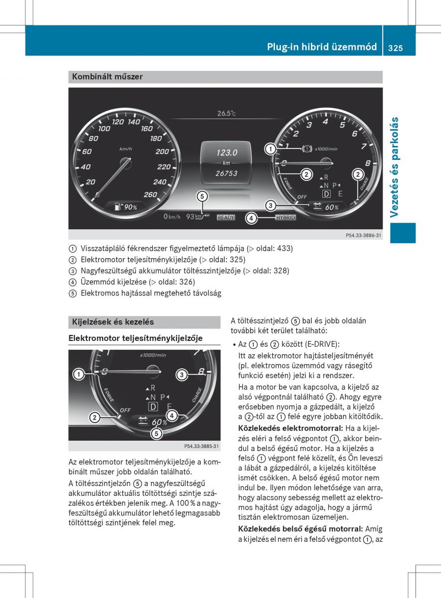 Mercedes Benz S Class W222 kezelesi utmutato / page 327