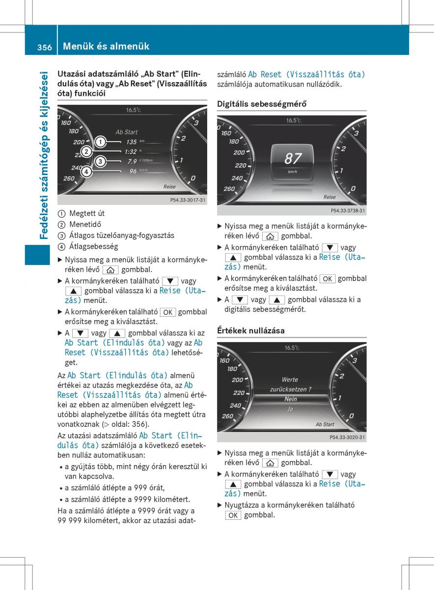 Mercedes Benz S Class W222 kezelesi utmutato / page 358