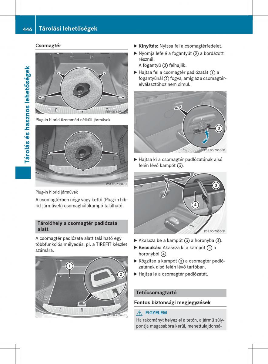 Mercedes Benz S Class W222 kezelesi utmutato / page 448