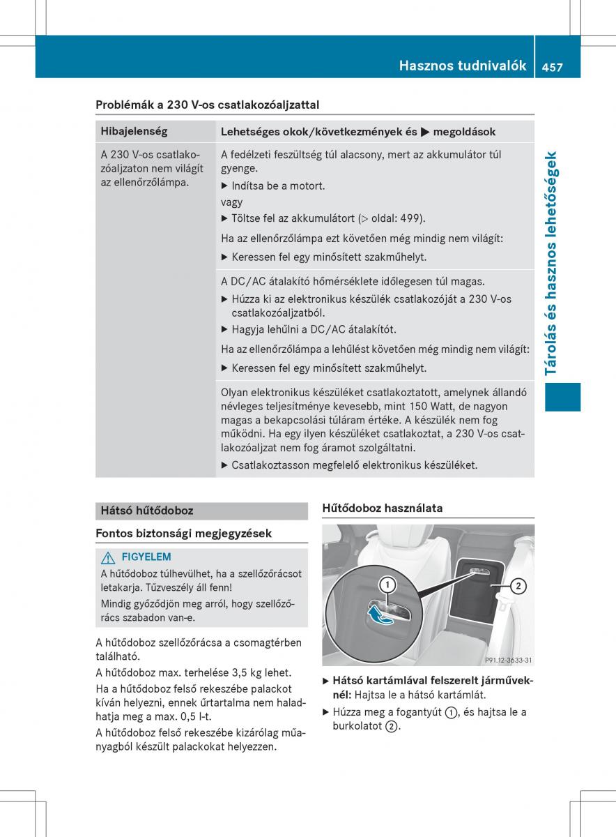 Mercedes Benz S Class W222 kezelesi utmutato / page 459