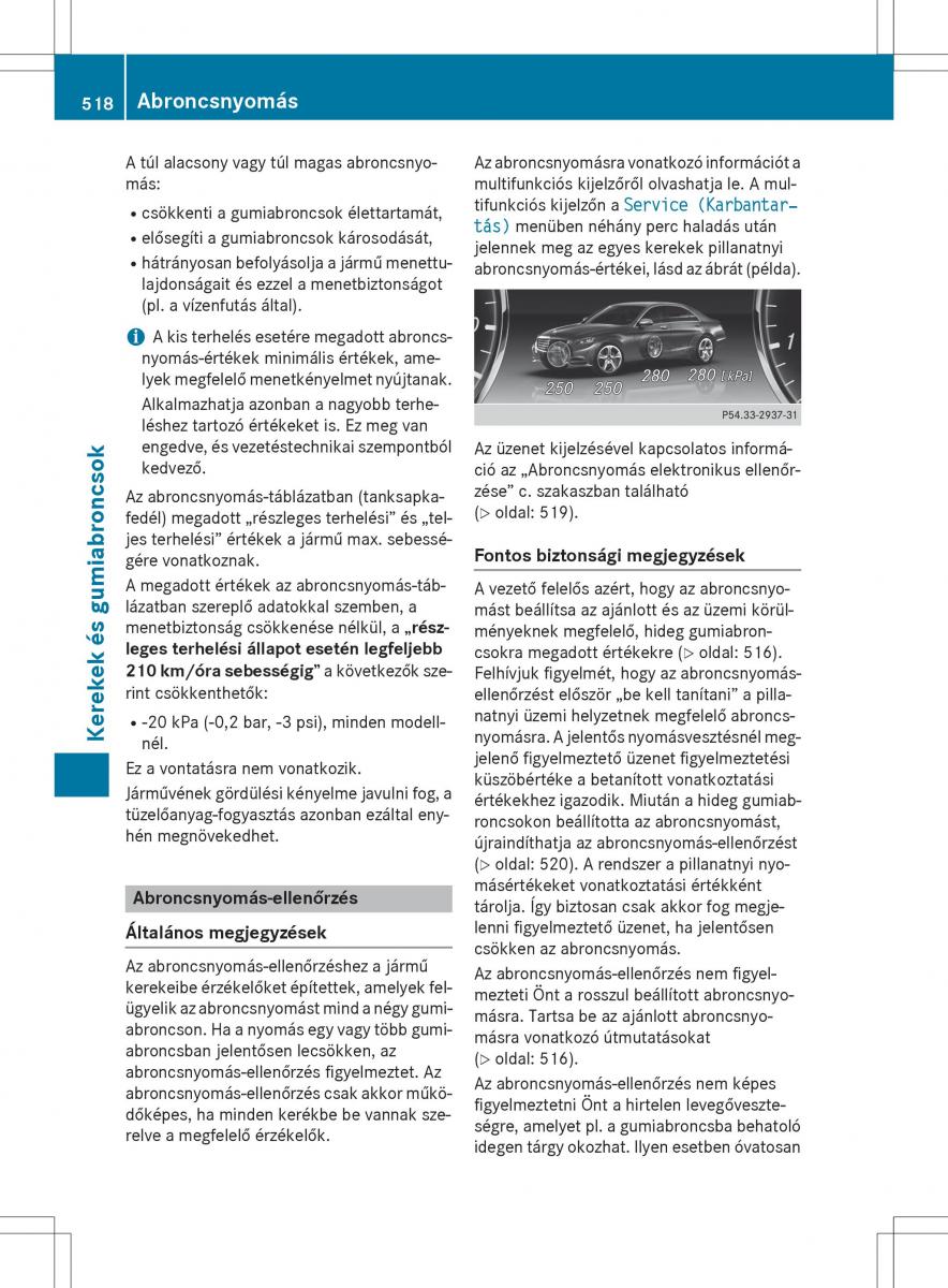 Mercedes Benz S Class W222 kezelesi utmutato / page 520