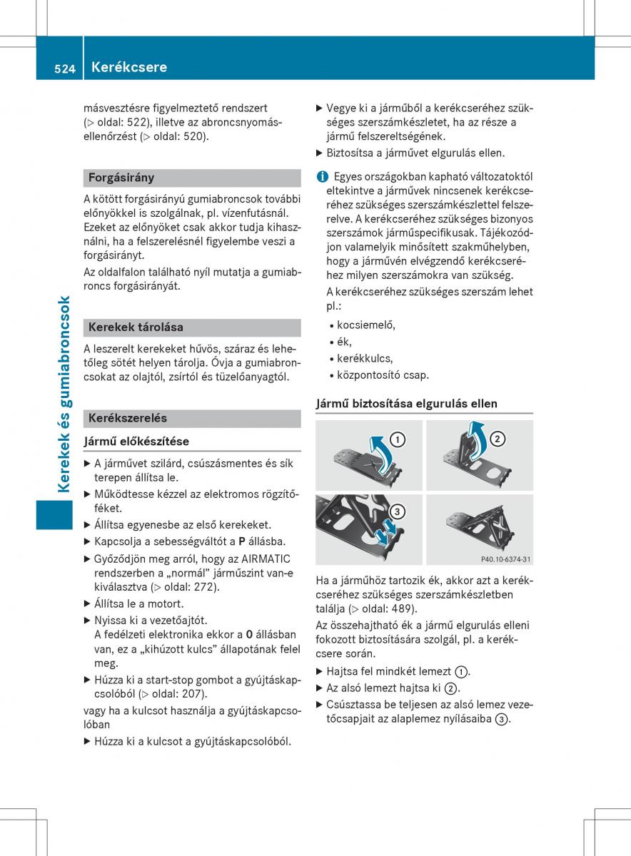 Mercedes Benz S Class W222 kezelesi utmutato / page 526