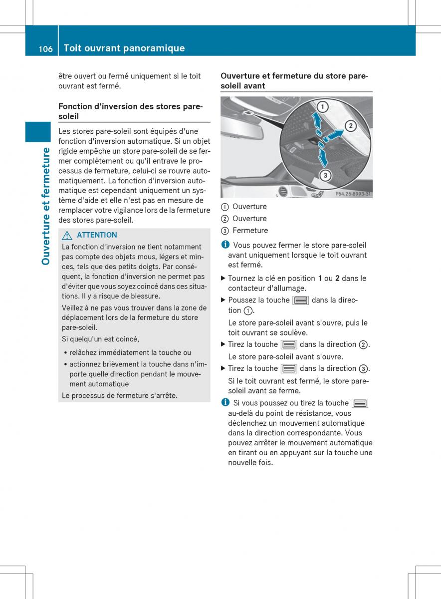 Mercedes Benz S Class W222 manuel du proprietaire / page 108