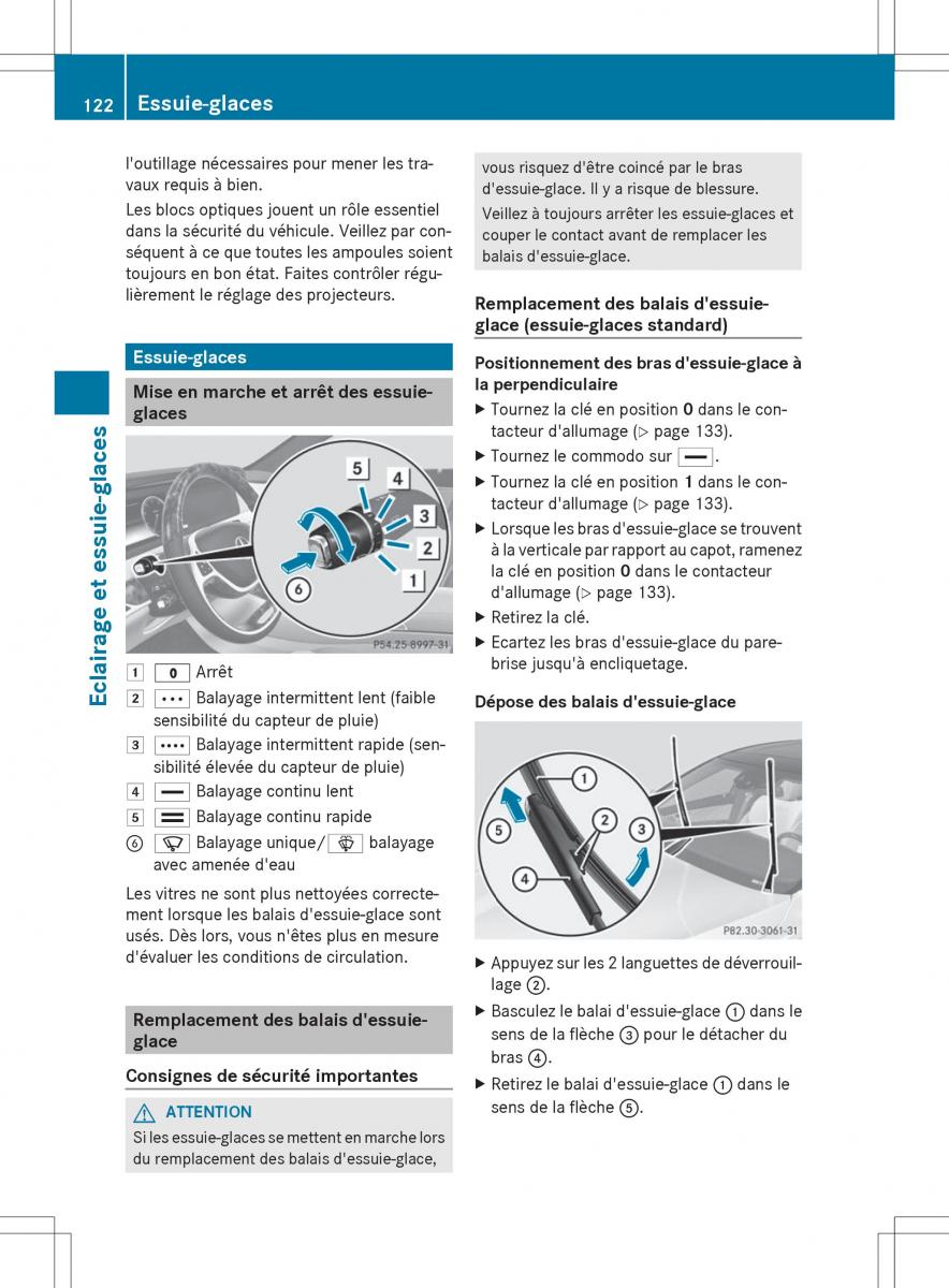 Mercedes Benz S Class W222 manuel du proprietaire / page 124