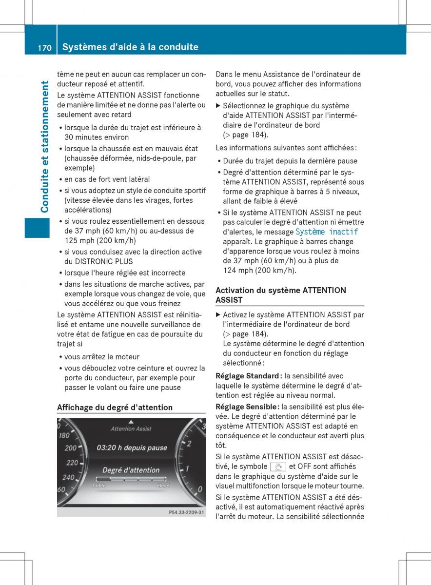 Mercedes Benz S Class W222 manuel du proprietaire / page 172