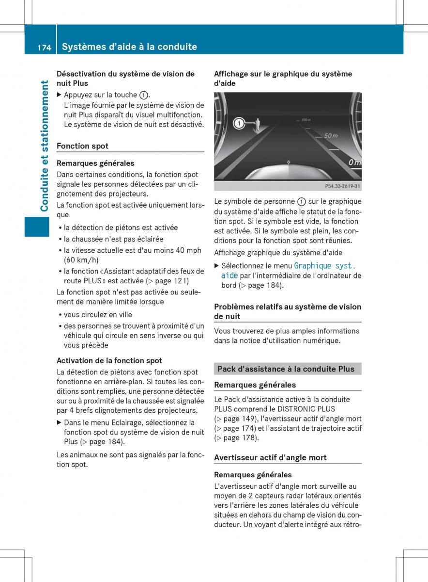 Mercedes Benz S Class W222 manuel du proprietaire / page 176