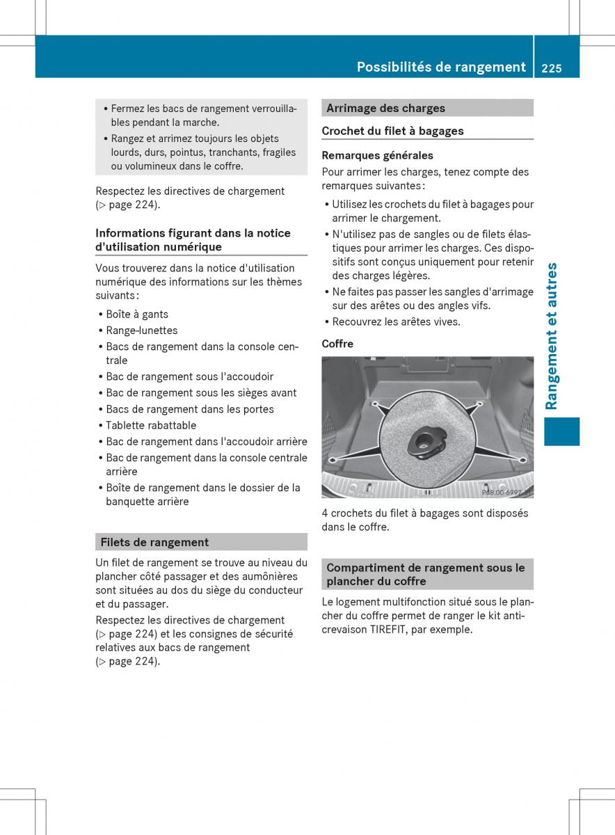 Mercedes Benz S Class W222 manuel du proprietaire / page 227