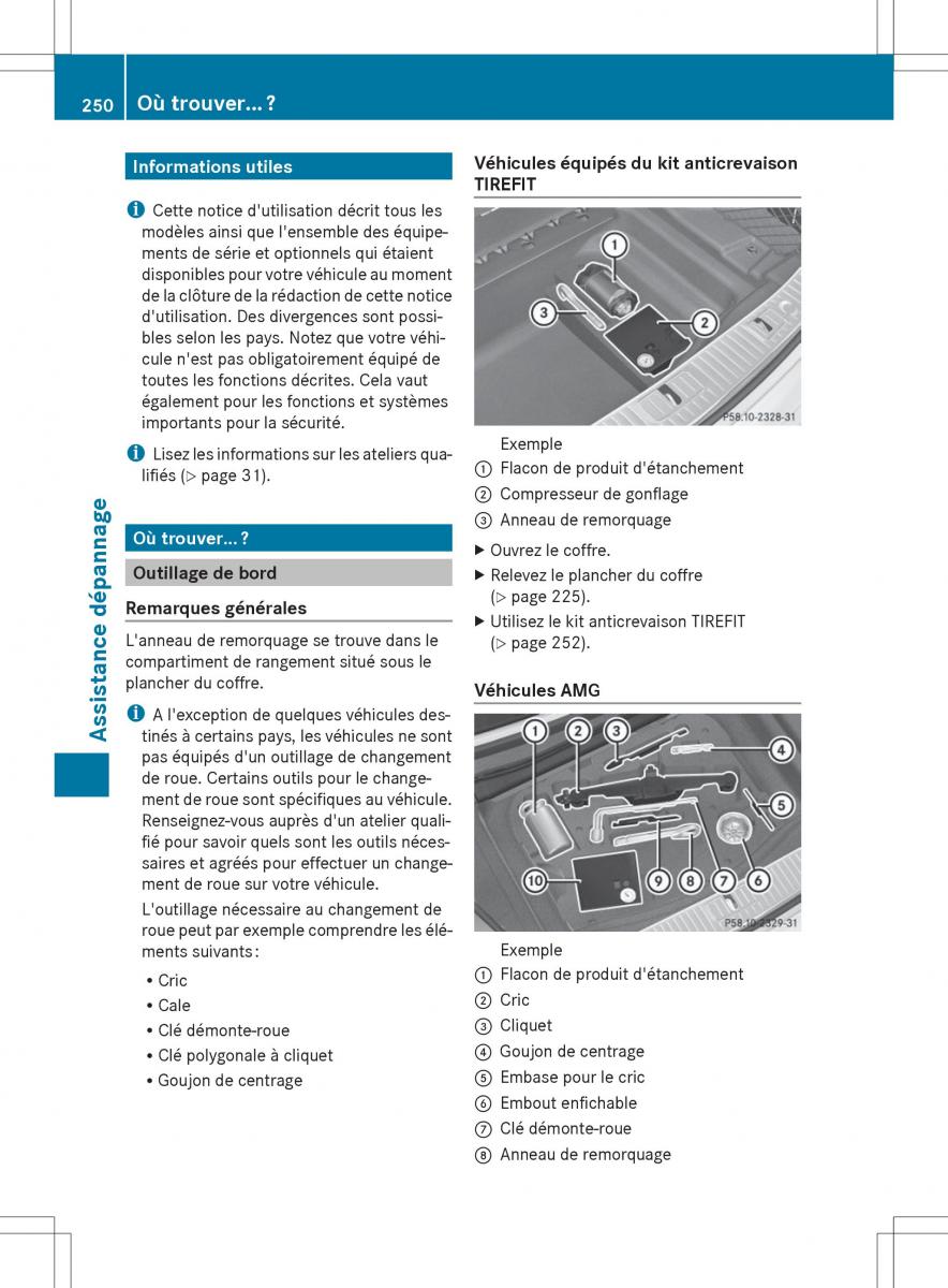 Mercedes Benz S Class W222 manuel du proprietaire / page 252