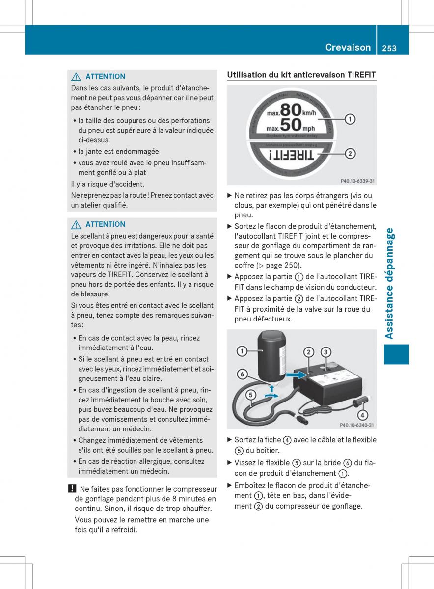 Mercedes Benz S Class W222 manuel du proprietaire / page 255