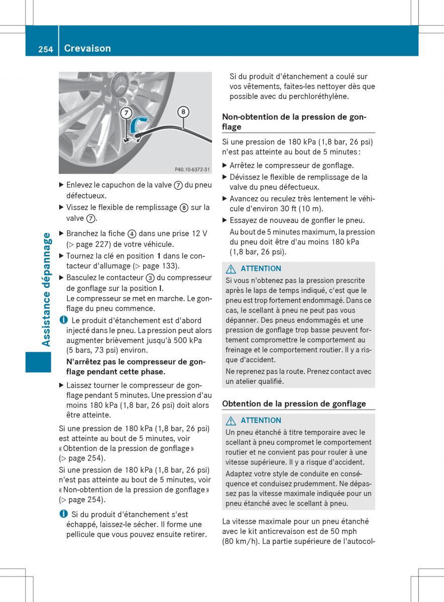 Mercedes Benz S Class W222 manuel du proprietaire / page 256