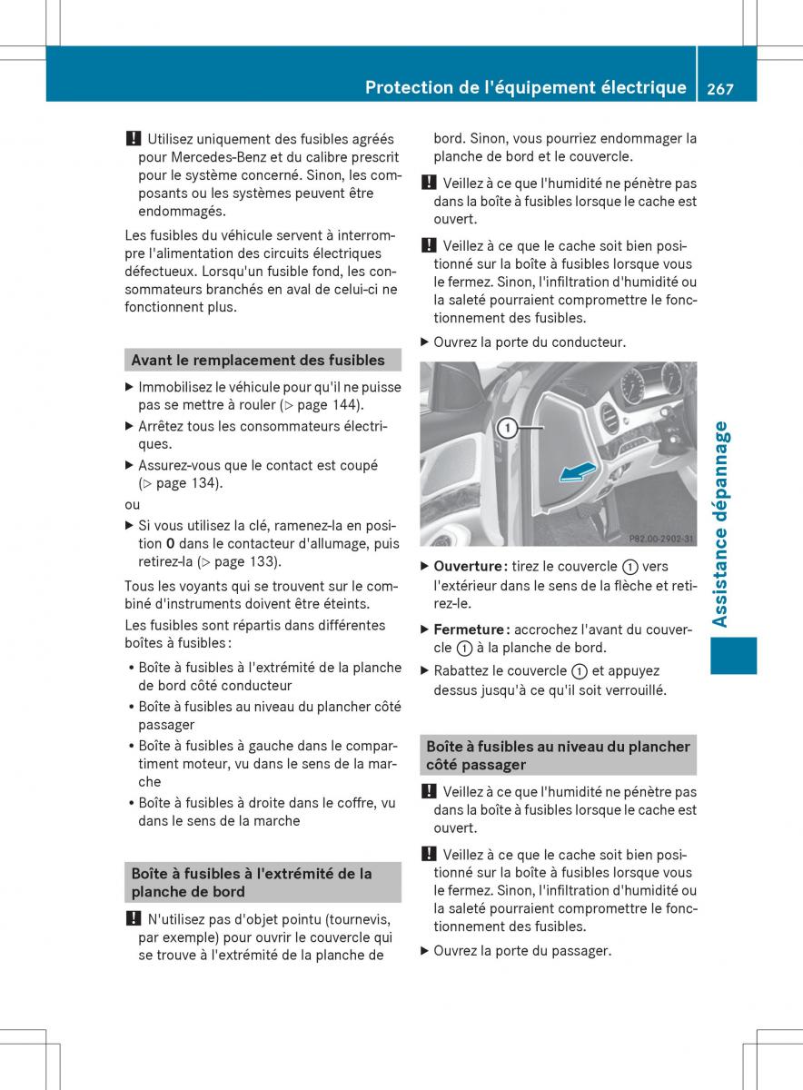 Mercedes Benz S Class W222 manuel du proprietaire / page 269