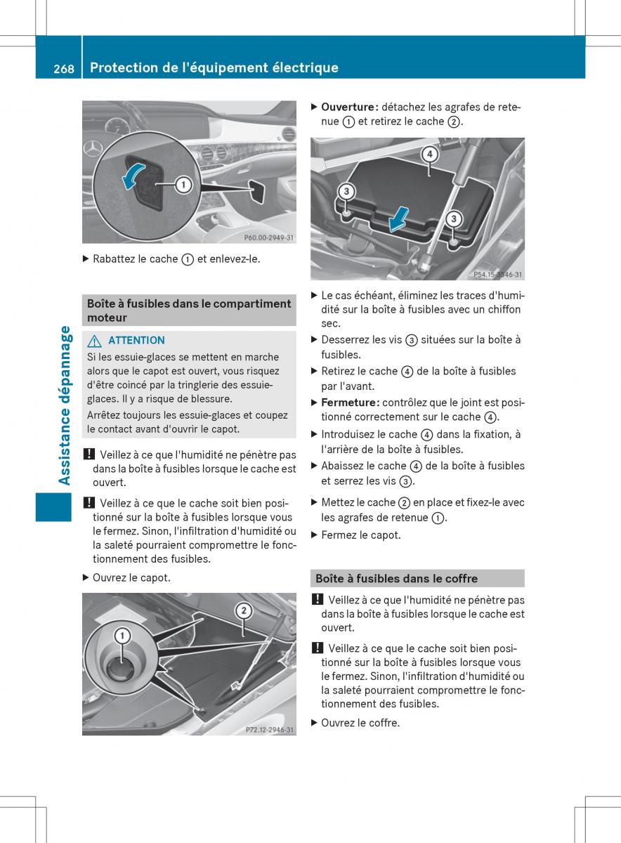 Mercedes Benz S Class W222 manuel du proprietaire / page 270