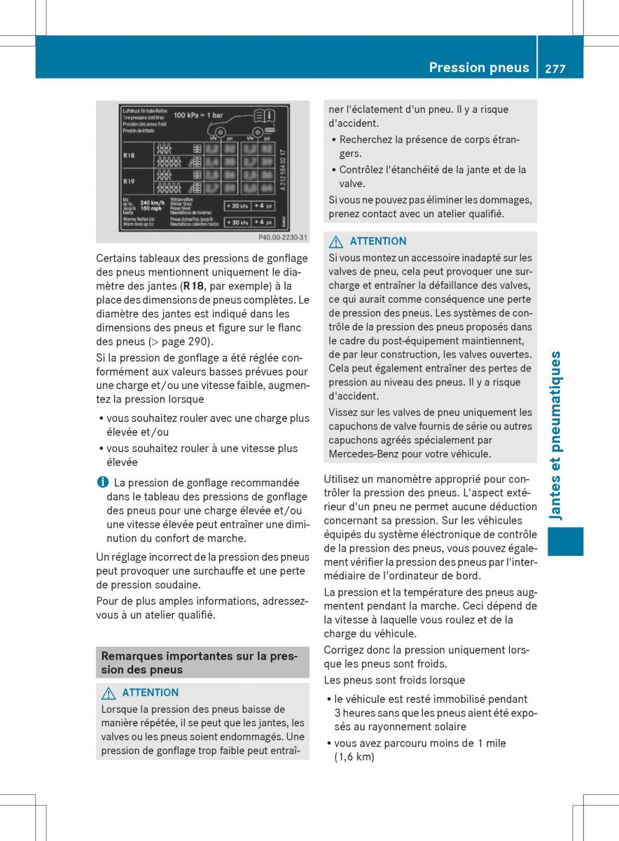 Mercedes Benz S Class W222 manuel du proprietaire / page 279