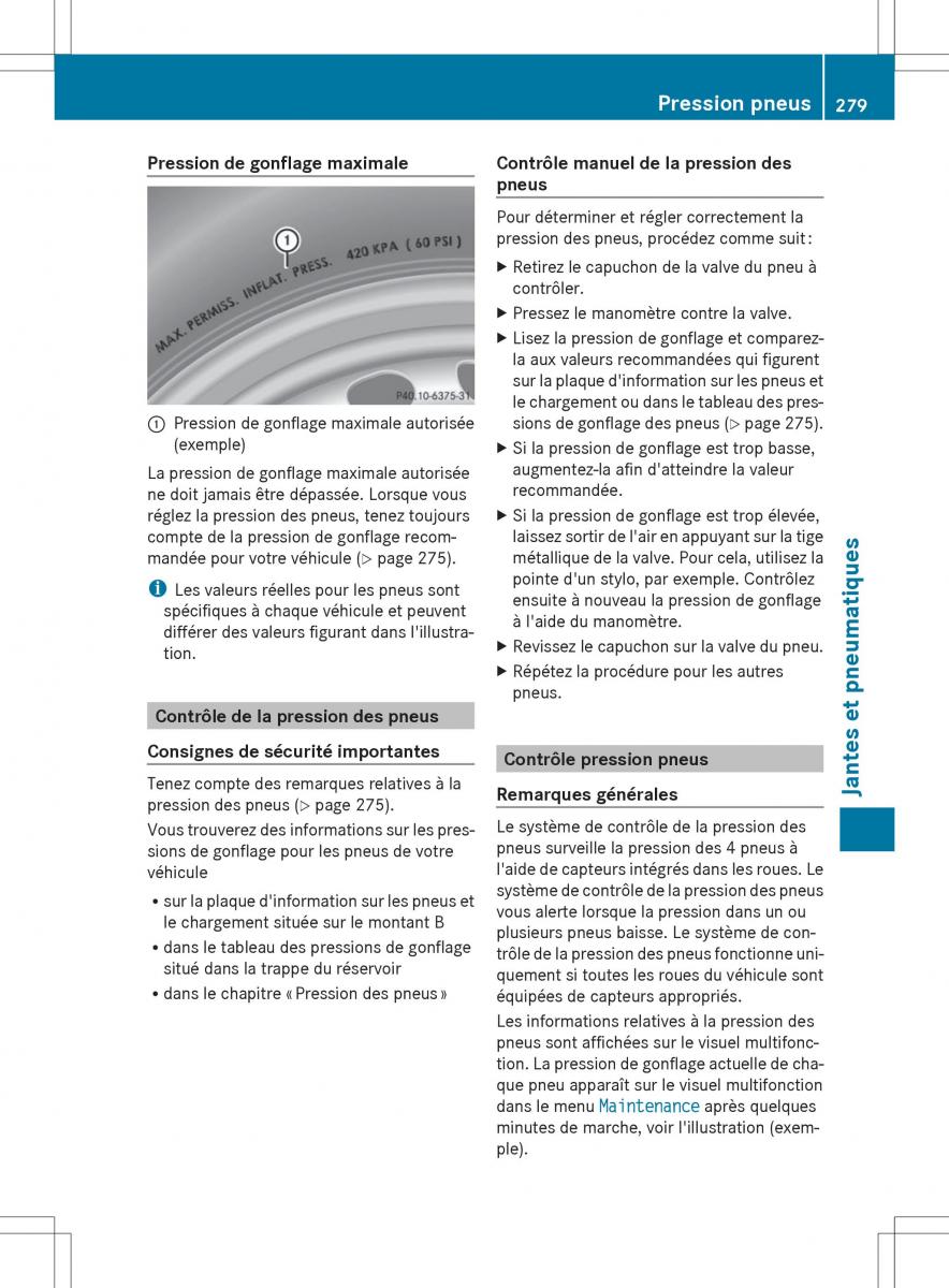 Mercedes Benz S Class W222 manuel du proprietaire / page 281