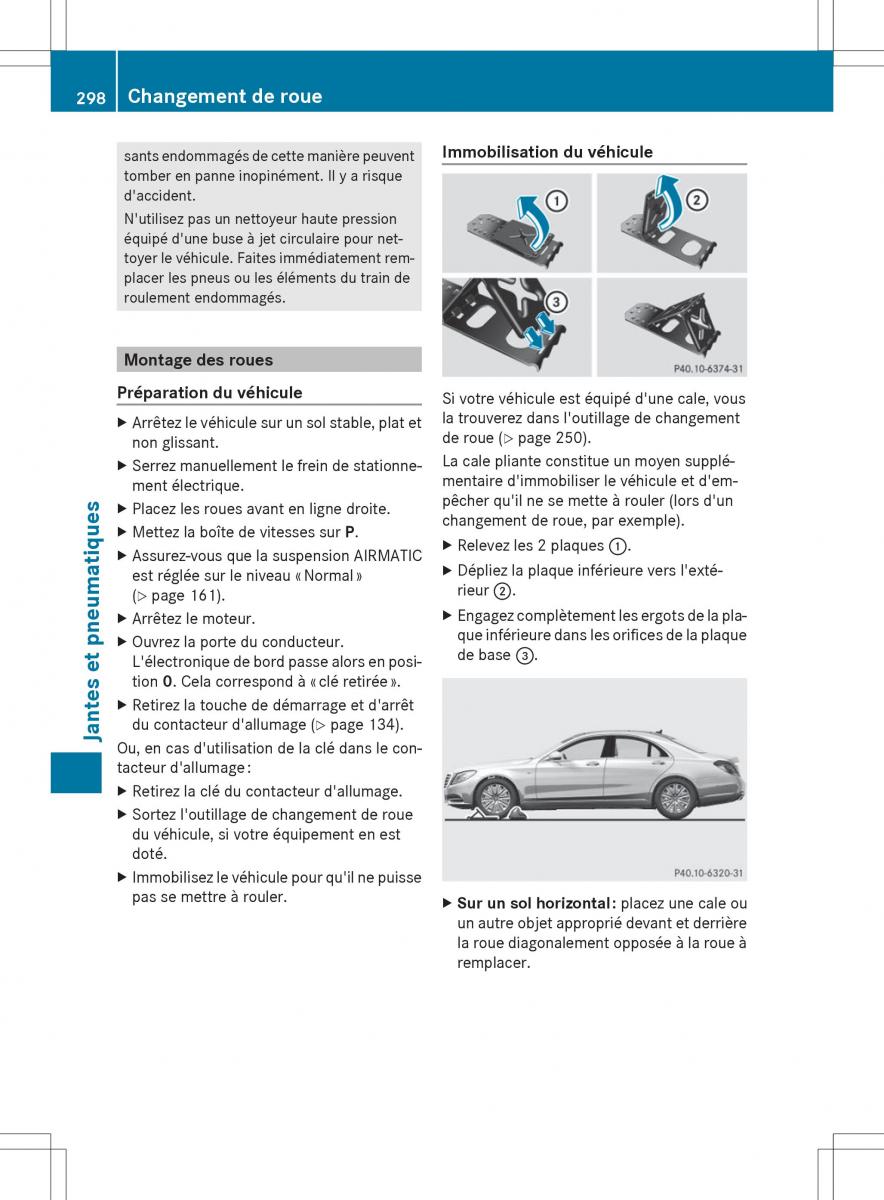 Mercedes Benz S Class W222 manuel du proprietaire / page 300