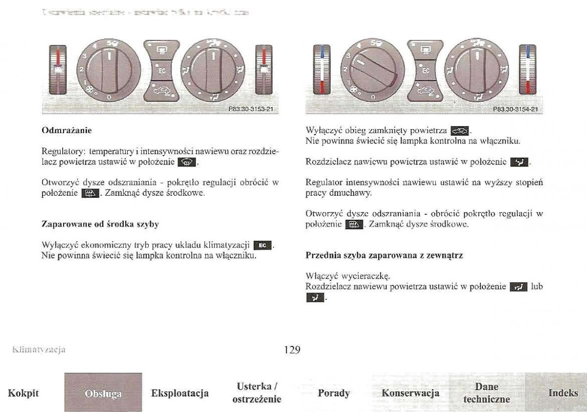 Mercedes Benz E Class W210 instrukcja obslugi / page 127