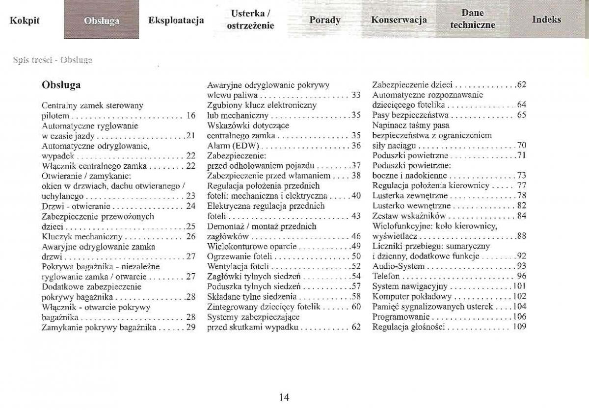 Mercedes Benz E Class W210 instrukcja obslugi / page 15