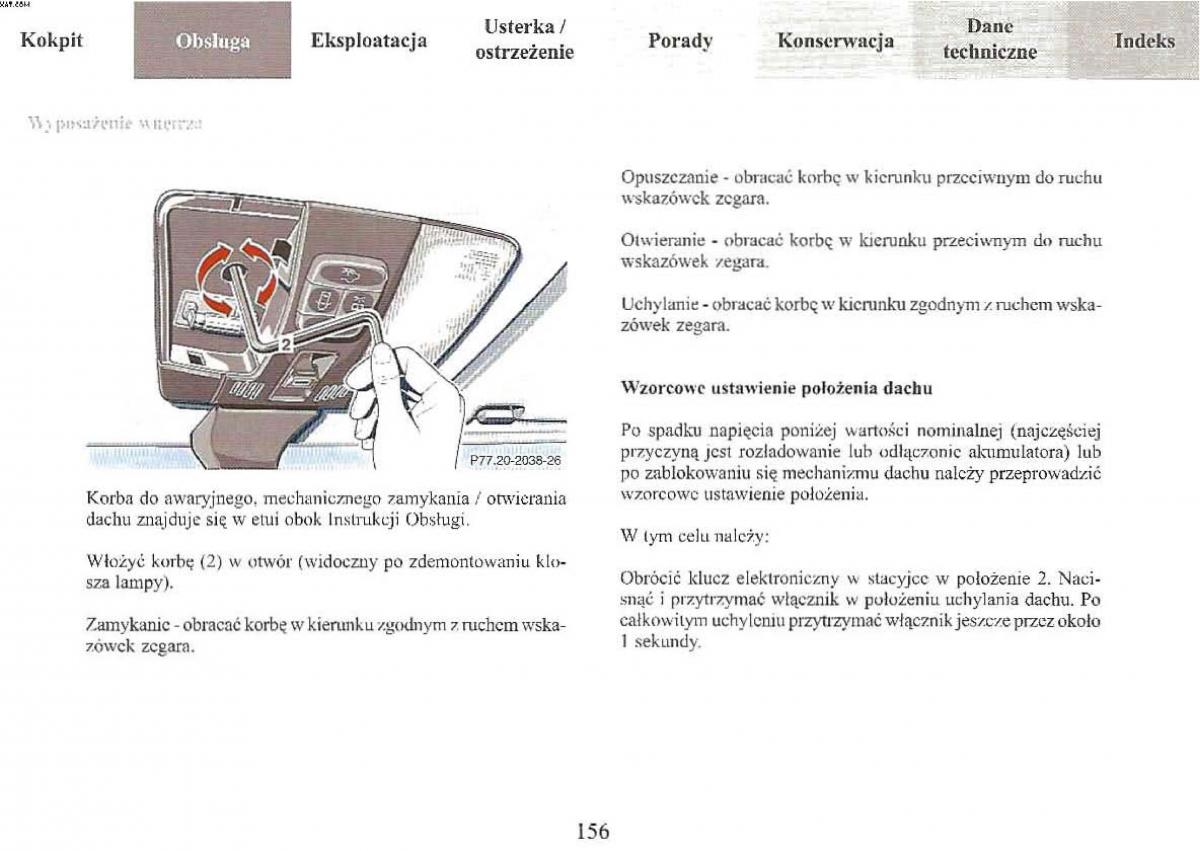 Mercedes Benz E Class W210 instrukcja obslugi / page 156