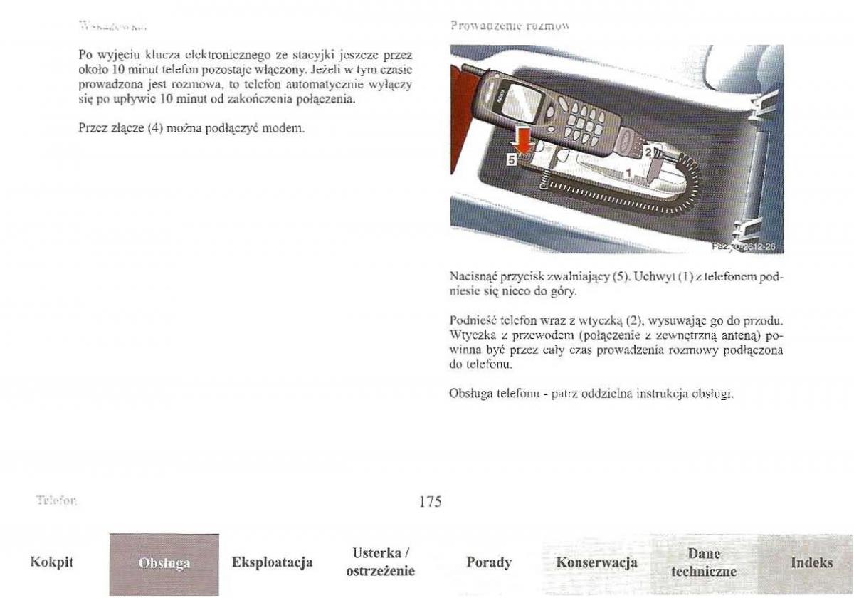 Mercedes Benz E Class W210 instrukcja obslugi / page 174