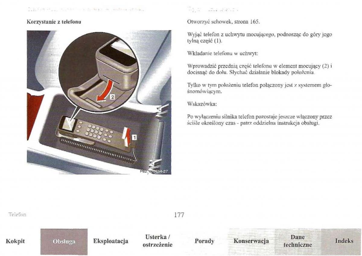 Mercedes Benz E Class W210 instrukcja obslugi / page 176