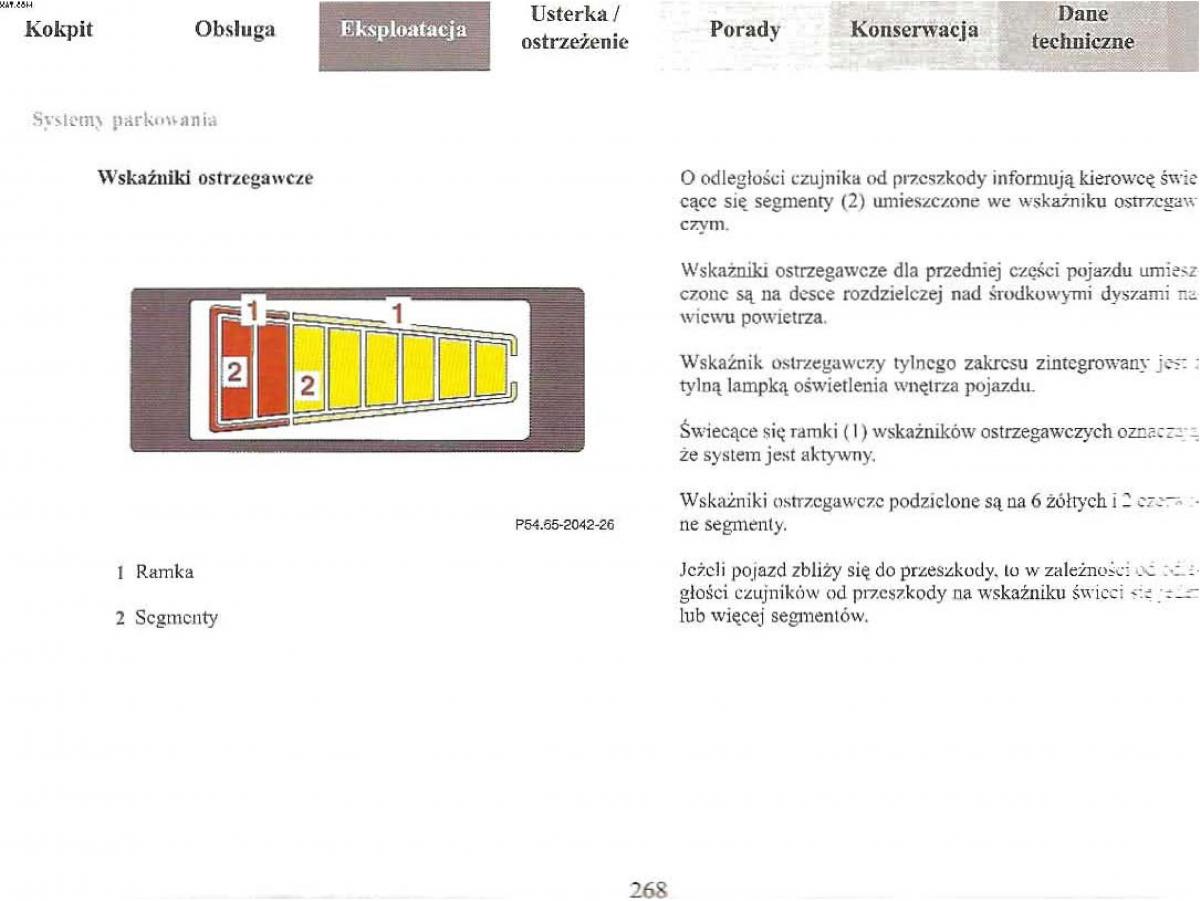 Mercedes Benz E Class W210 instrukcja obslugi / page 266