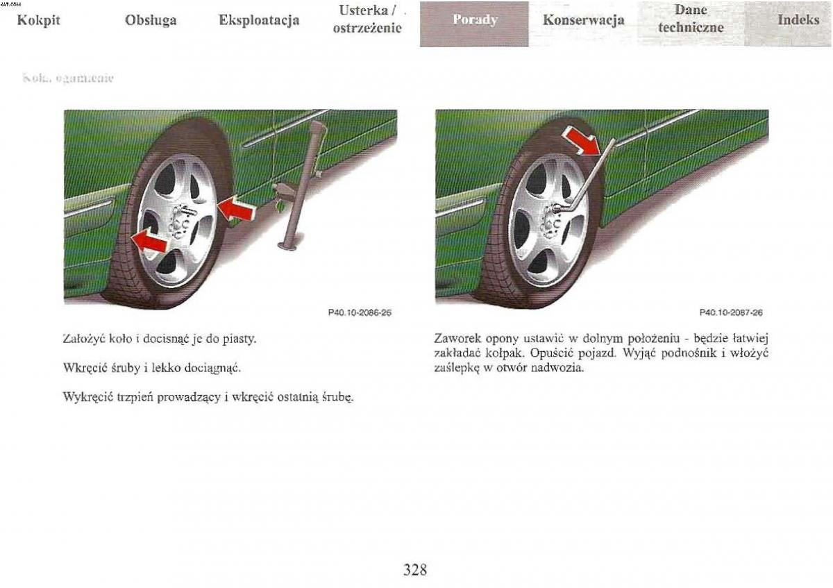 Mercedes Benz E Class W210 instrukcja obslugi / page 326