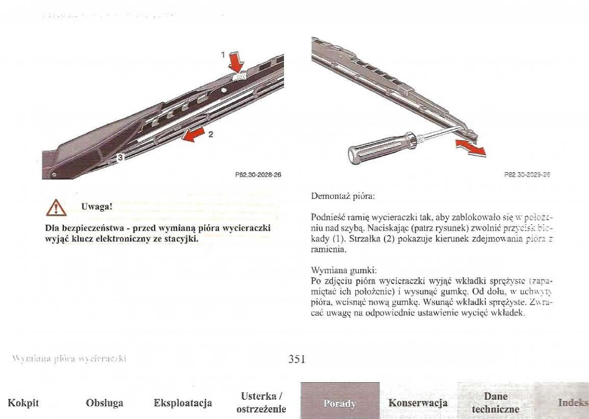 Mercedes Benz E Class W210 instrukcja obslugi / page 349