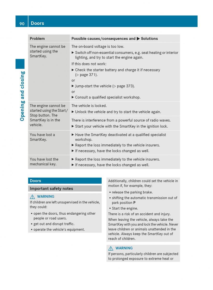 Mercedes Benz S Class W222 owners manual / page 92