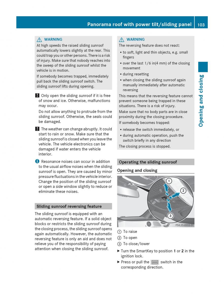 Mercedes Benz S Class W222 owners manual / page 105