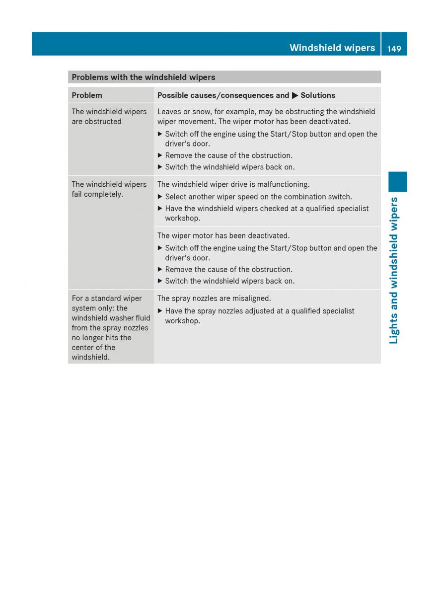 Mercedes Benz S Class W222 owners manual / page 151