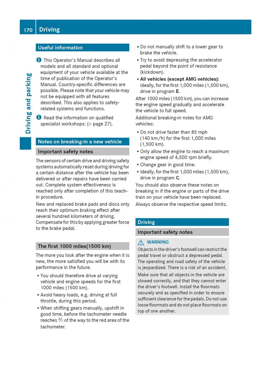 Mercedes Benz S Class W222 owners manual / page 172