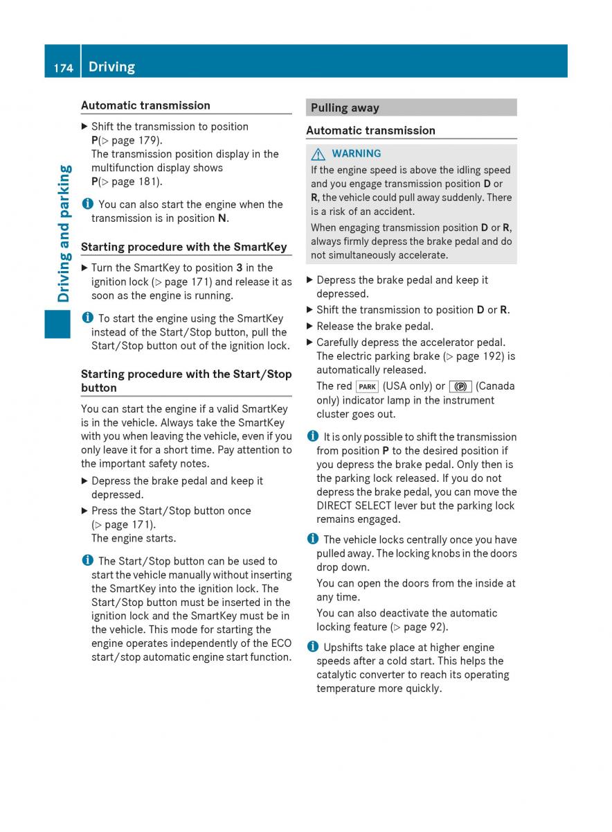 Mercedes Benz S Class W222 owners manual / page 176