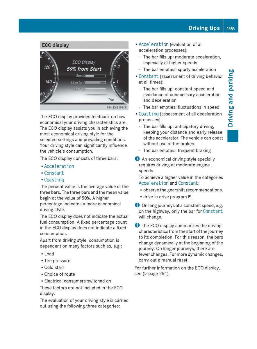 Mercedes Benz S Class W222 owners manual / page 197