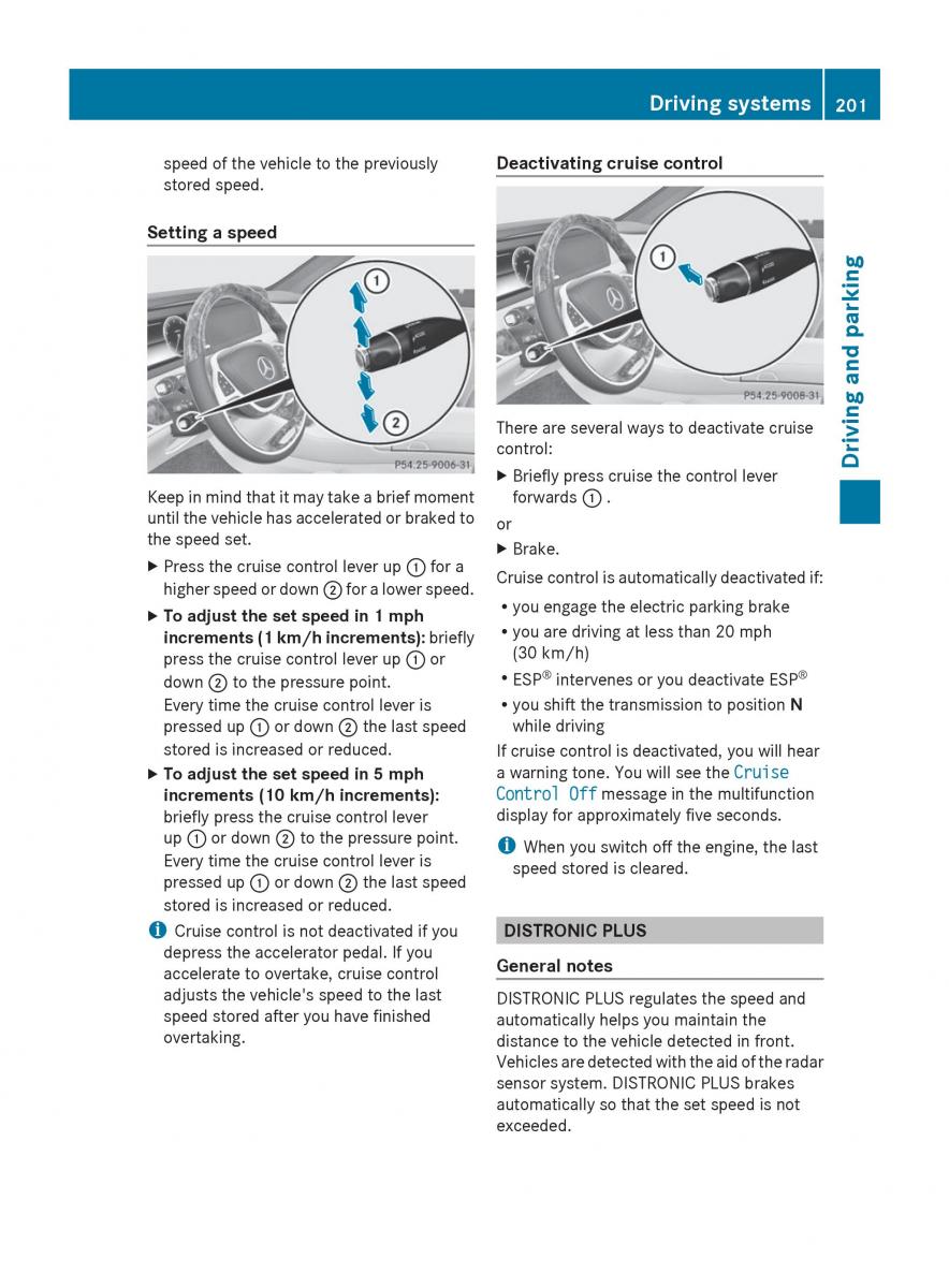 Mercedes Benz S Class W222 owners manual / page 203