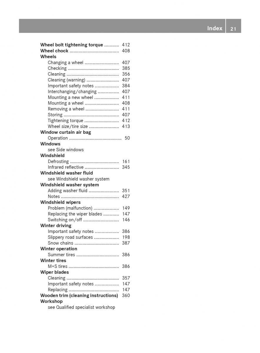 Mercedes Benz S Class W222 owners manual / page 23