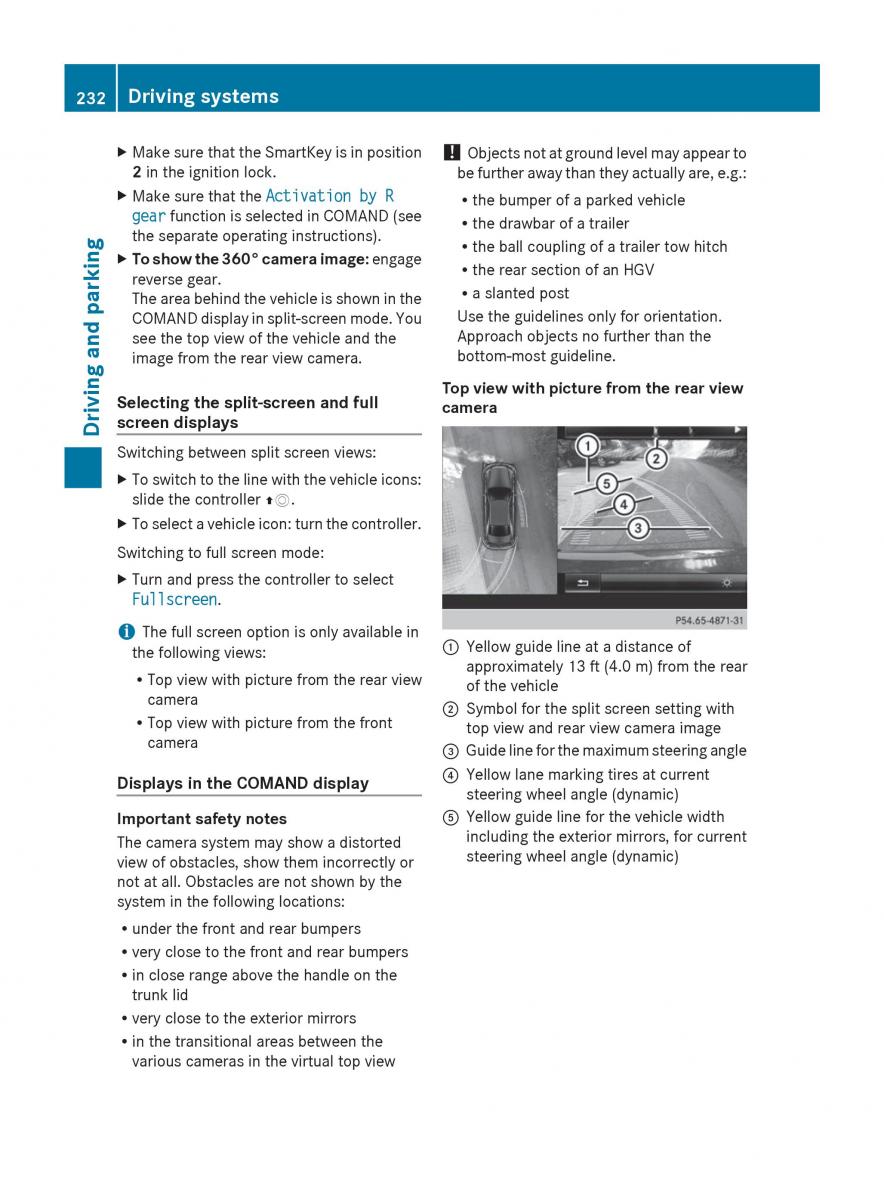 Mercedes Benz S Class W222 owners manual / page 234