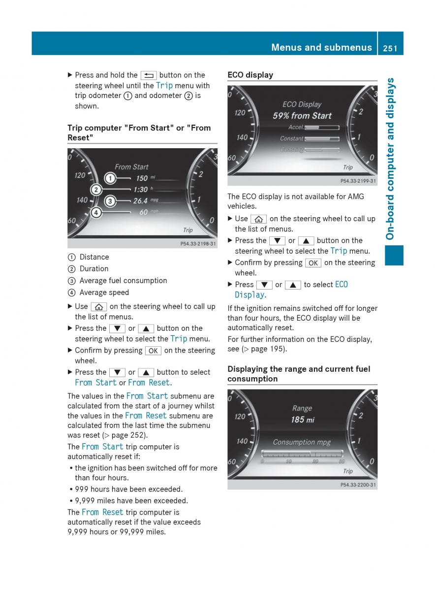 Mercedes Benz S Class W222 owners manual / page 253